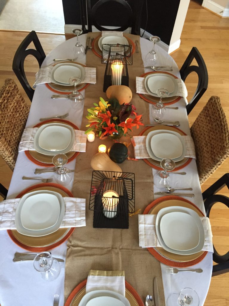 Fall Table setting